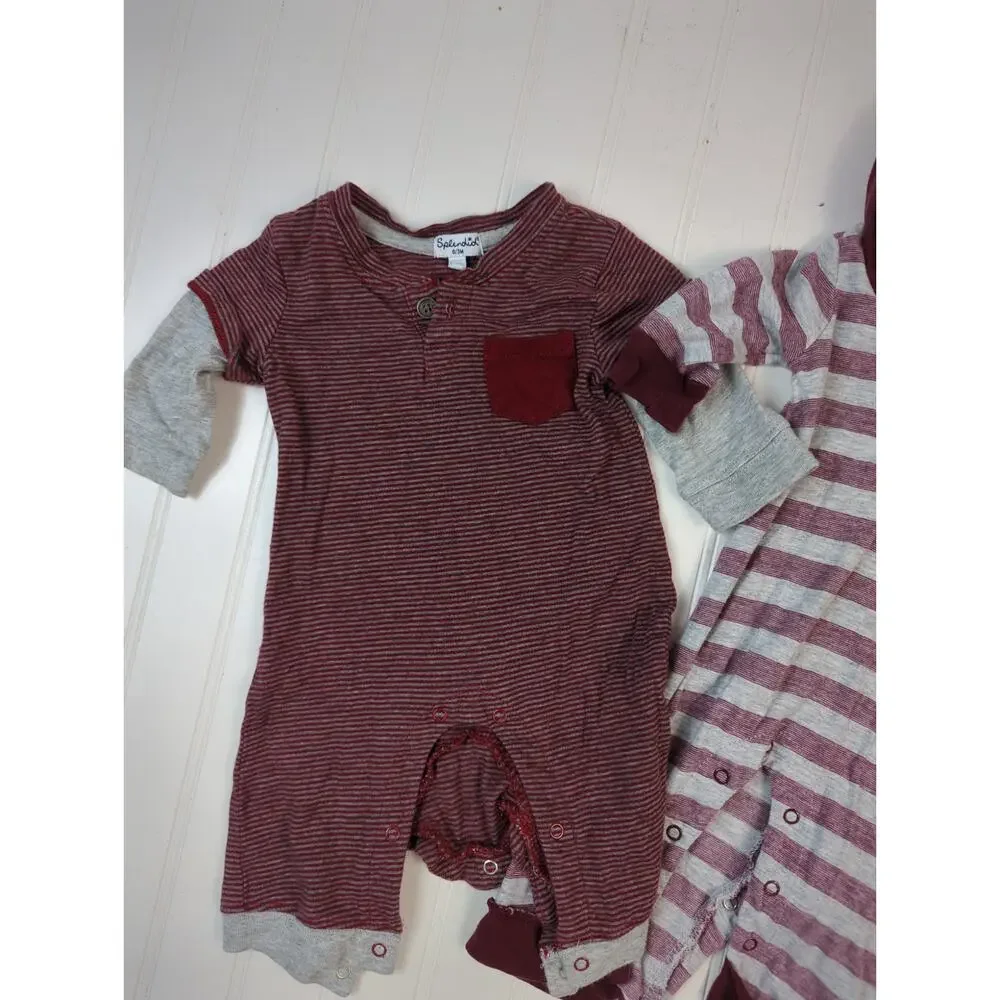 Splendid Baby Romper Long Sleeve 0-3M
